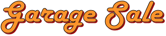 Click to shop our Garage Sale