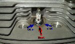 spark plug properly indexed