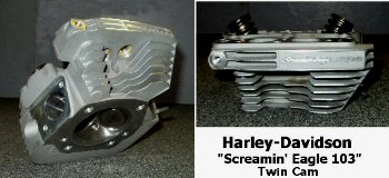 Twin Cam "Screamin' Eagle 103" heads