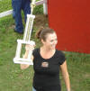 Lisa and her 4th trophy