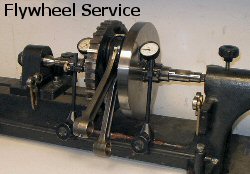Flywheel repairs, truing, and welding
